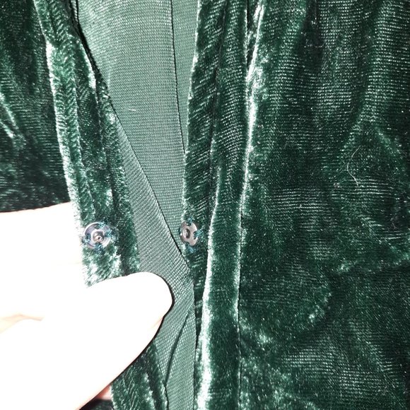 Madewell Velvet wrap top - Picture 5 of 7